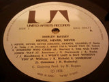 Shirley Bassey : Never Never Never (LP, Album)