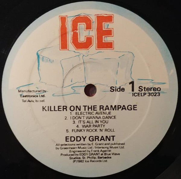 Eddy Grant : Killer On The Rampage (LP, Album)