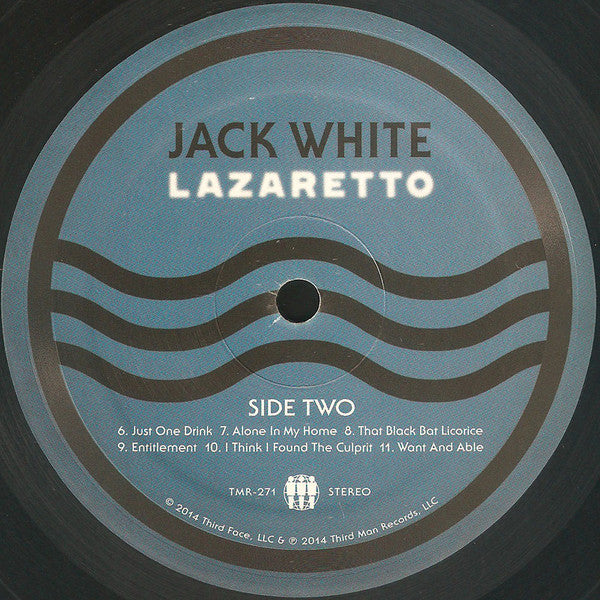 Jack White (2) : Lazaretto (LP, Album, Etch, Ult)