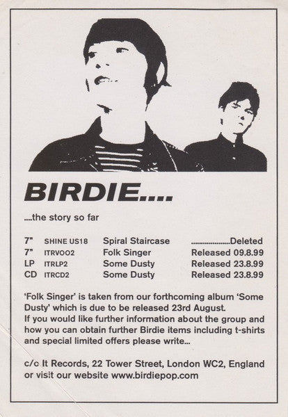 Birdie (2) : Folk Singer (7", Single)