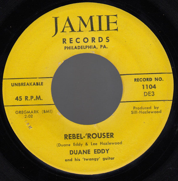 Duane Eddy And His 'Twangy' Guitar* : Rebel-'Rouser / Stalkin' (7", Single)