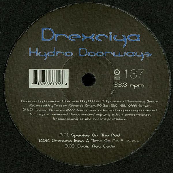 Drexciya : Hydro Doorways (12", RE)