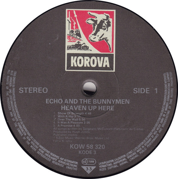 Echo And The Bunnymen* : Heaven Up Here (LP, Album)