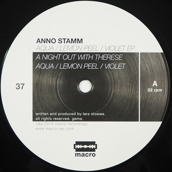 Anno Stamm : Aqua / Lemon Peel / Violet EP (12", EP)