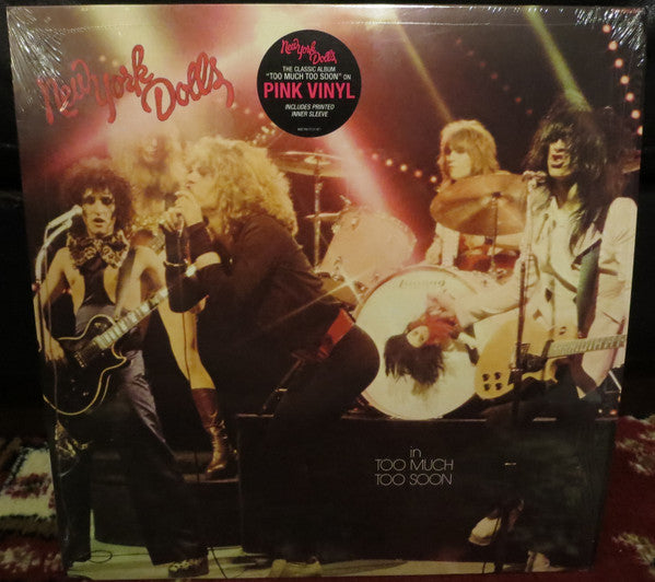 New York Dolls : Too Much Too Soon (LP, Album, RE, Pin)