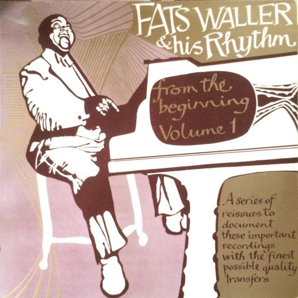 Fats Waller & His Rhythm : From The Beginning Volume 1 (LP, Comp, Mono)