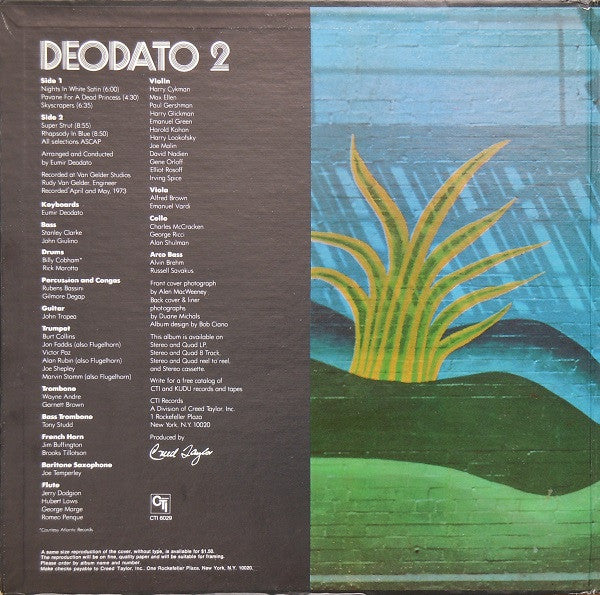Deodato* : Deodato 2 (LP, Album, Uni)