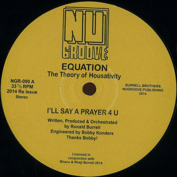 Equation : The Theory Of Housativity (12", RE, RM)