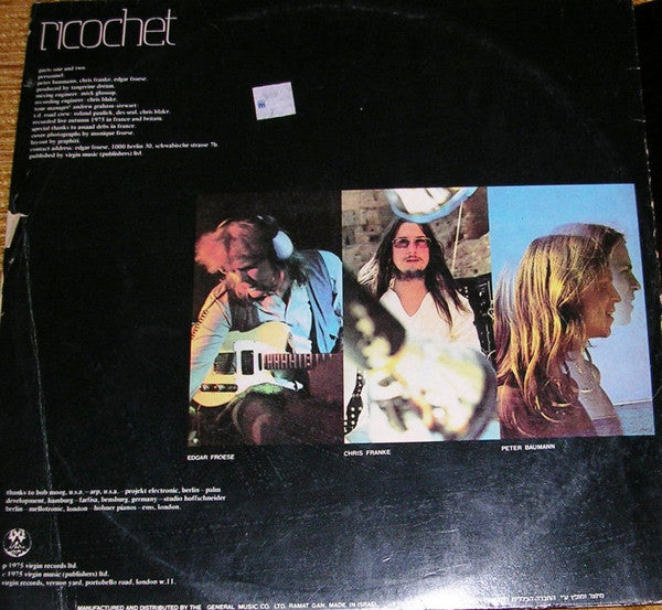 Tangerine Dream : Ricochet (LP, Album)