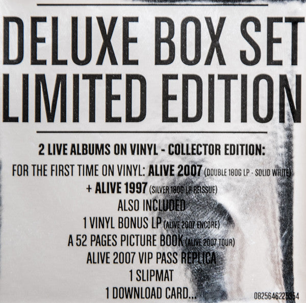 Daft Punk : Alive 1997 / Alive 2007 (Box, Comp, Dlx, Ltd + 2xLP, Album, RE, Whi + 12", )