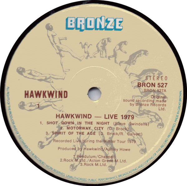 Hawkwind : Live Seventy Nine (LP, Album)