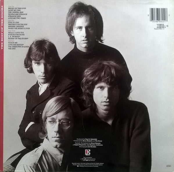 The Doors : The Best Of The Doors (2xLP, Comp, RM, Red)