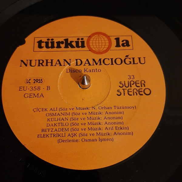 Nurhan Damcıoğlu : Disco Kanto (LP)