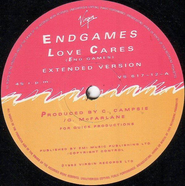 Endgames : Love Cares (12", Single)