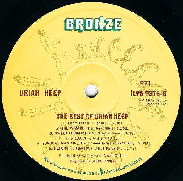 Uriah Heep : The Best Of... (LP, Comp)