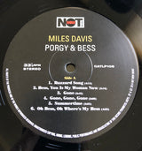 Miles Davis : Porgy & Bess (LP, Album, RE)