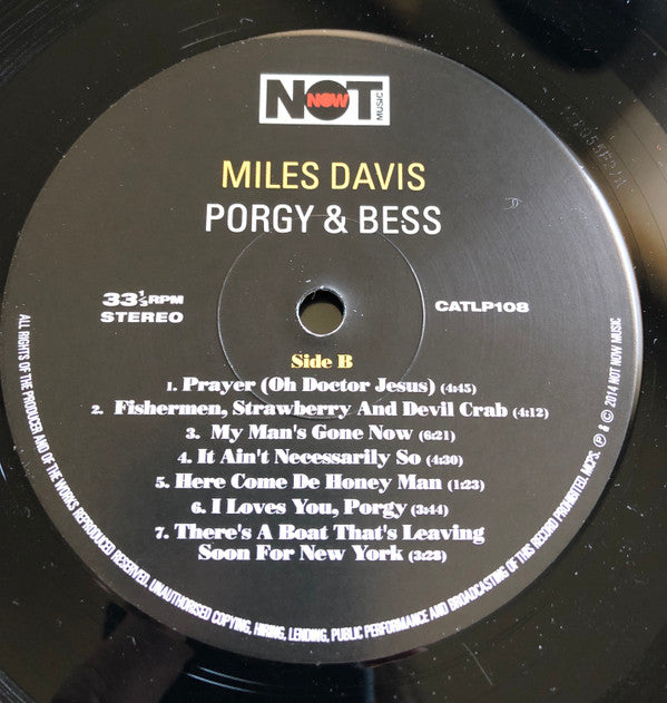 Miles Davis : Porgy & Bess (LP, Album, RE)