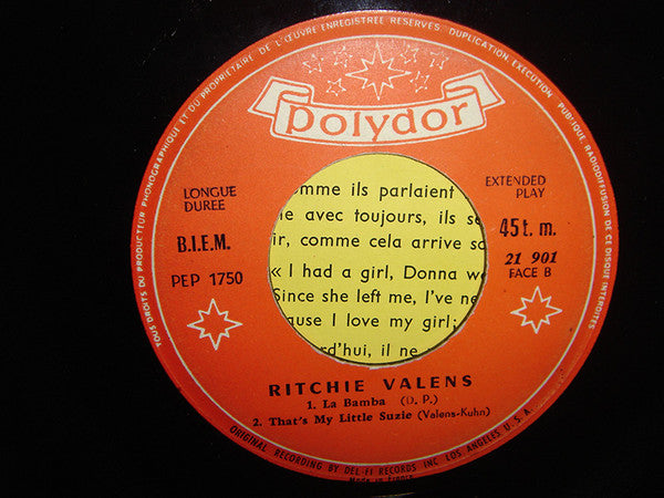 Ritchie Valens : 1941-1959 - Donna (7", EP)