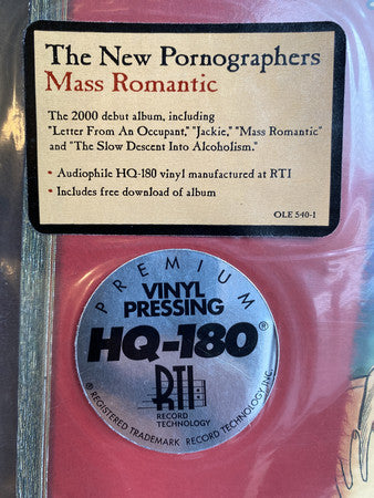 The New Pornographers : Mass Romantic (LP, Album, RE, RM, 180)