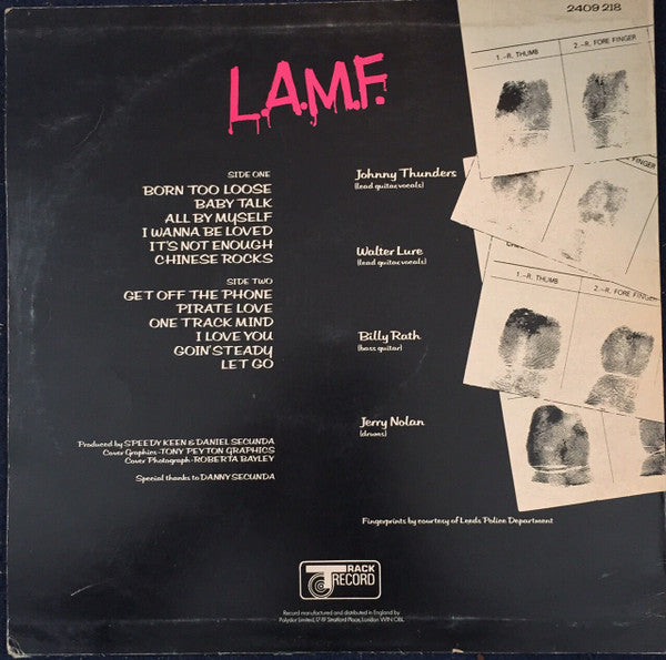 Heartbreakers* : L.A.M.F. (LP, Album)