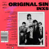 INXS : Original Sin (7", Single, Blu)