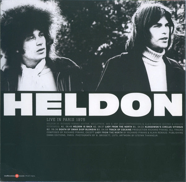 Heldon : Live In Paris 1975 (LP, Album, Ltd)