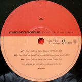 Madison Avenue : Don't Call Me Baby (12", Single)