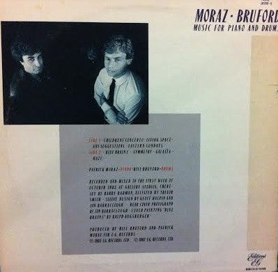 Moraz* - Bruford* : Music For Piano And Drums  (LP, Album)