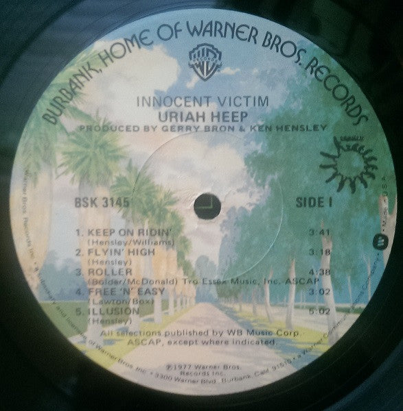 Uriah Heep : Innocent Victim (LP, Album, Los)