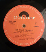 Cream (2) : Live Cream Volume II (LP, Album)