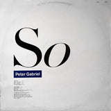 Peter Gabriel : So (LP, Album)
