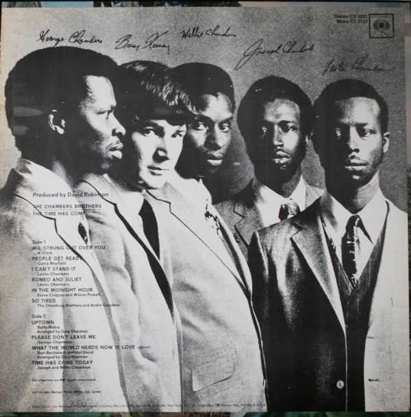 The Chambers Brothers : The Time Has Come (LP, Album, Pit)