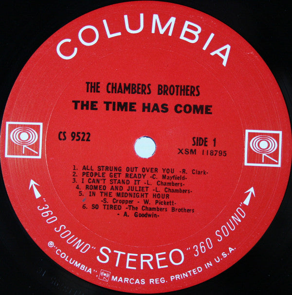 The Chambers Brothers : The Time Has Come (LP, Album, Pit)