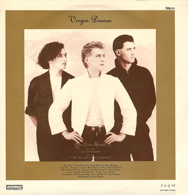 Virgin Prunes : Love Lasts Forever (12", Single)