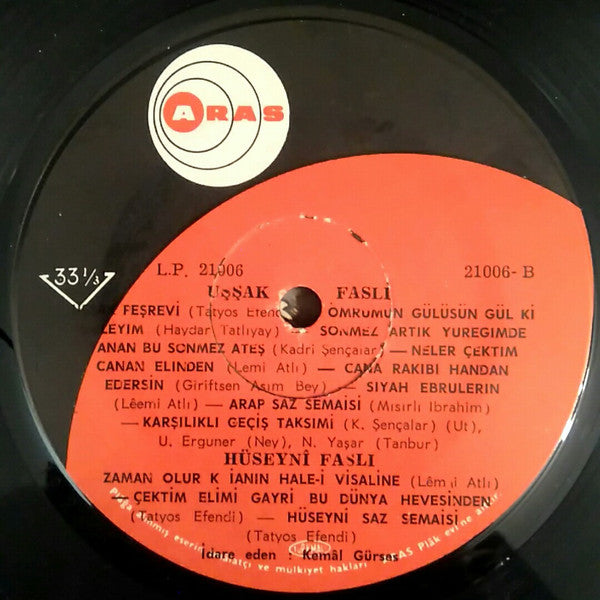 Kemâl Gürses* : Kürdilihicazkâr Uşşak Hüseyni Faslı Volüm 3 (LP, Album)