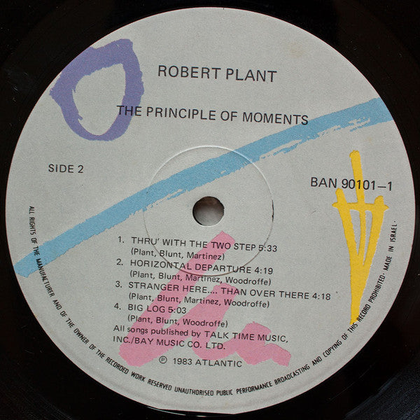 Robert Plant : The Principle Of Moments (LP, Album)