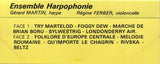 Régine Ferber, Gérard Martin : Ensemble Harpophonie : Ensemble Harpophonie (Cass, Album)