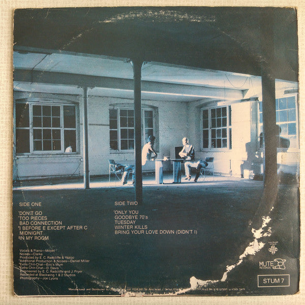 Yazoo : Upstairs At Eric's (LP, Album)