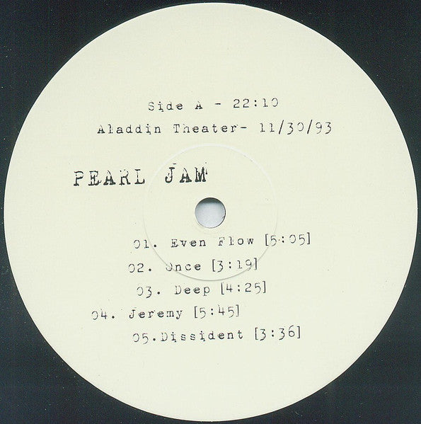 Pearl Jam : Aladdin Theater 11/30/93 (2xLP)
