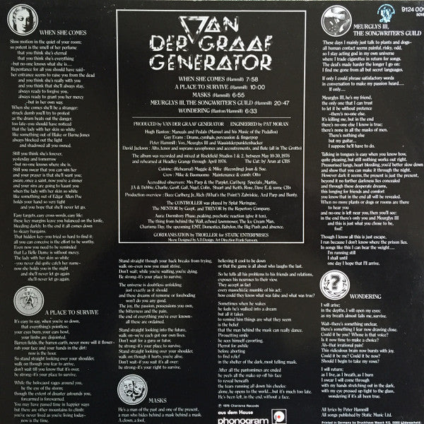 Van Der Graaf Generator : World Record (LP, Album, RP)