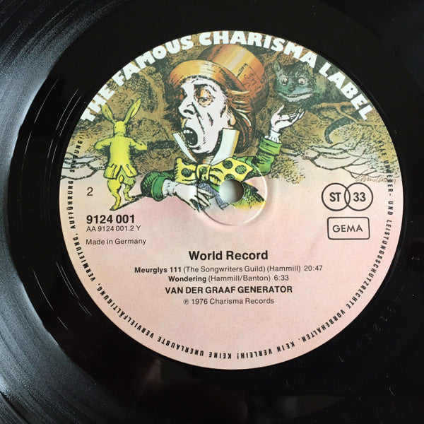 Van Der Graaf Generator : World Record (LP, Album, RP)