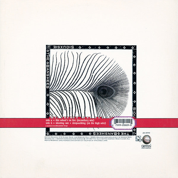 Siouxsie & The Banshees : This Wheel's On Fire (12", Maxi)