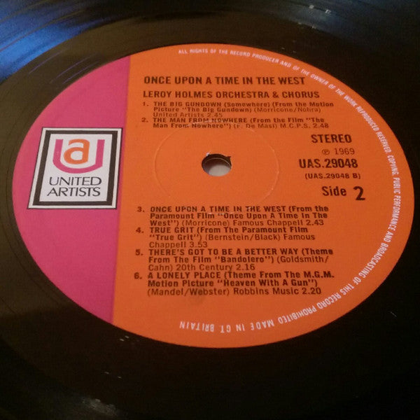 Leroy Holmes : Once Upon A Time In The West (LP, Album)