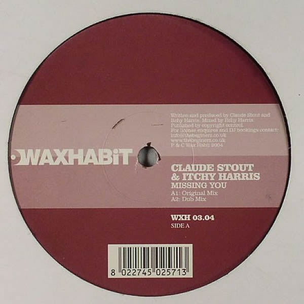 Claude Stout & Itchy Harris : Missing You (12")