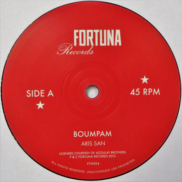 Aris San : Boumpam / Dam Dam (10", EP, Ltd)