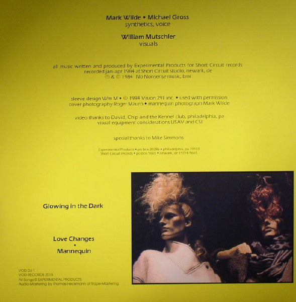 Experimental Products : Glowing In The Dark (12", Ltd, Num, RE, RM)