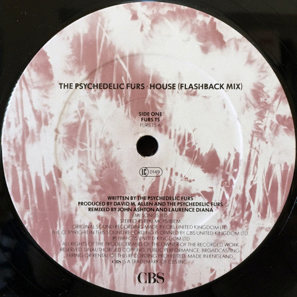 The Psychedelic Furs : House (12", Single)