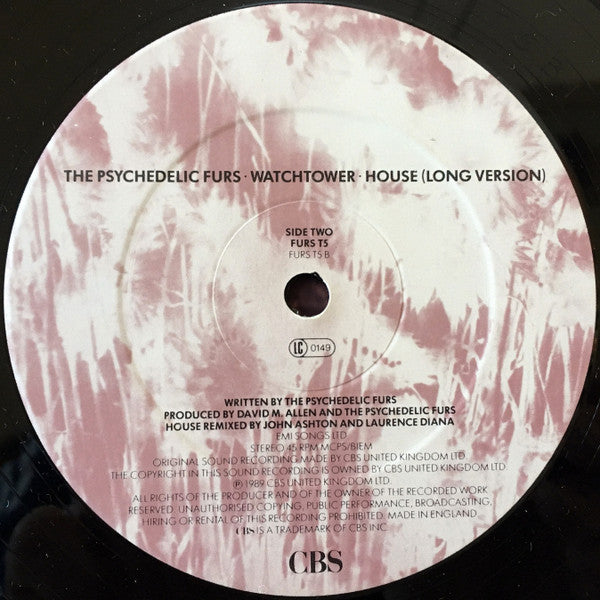 The Psychedelic Furs : House (12", Single)