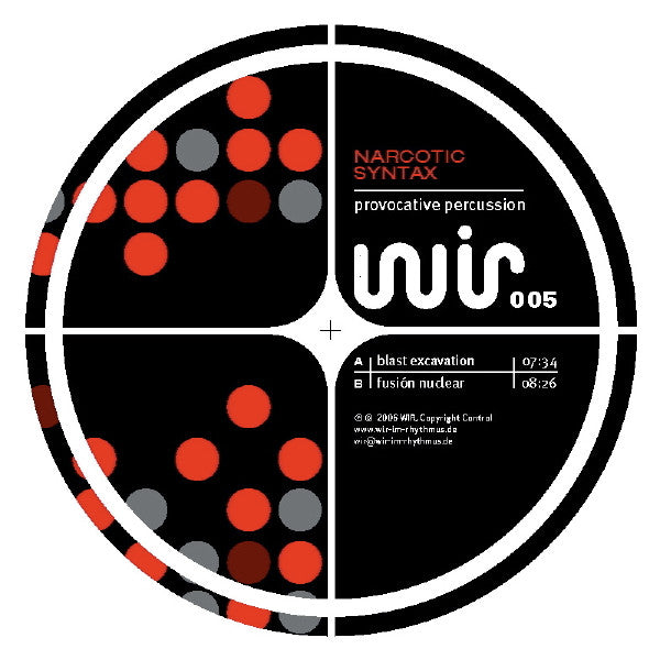 Narcotic Syntax : Provocative Percussion (2x12", EP)