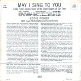 Eddie Fisher : May I Sing To You (10", Mono)